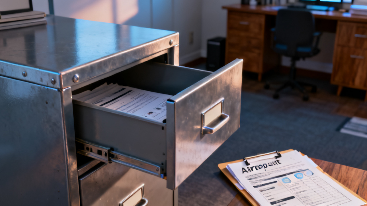 airdrop units day could folder close-up, unlabeled