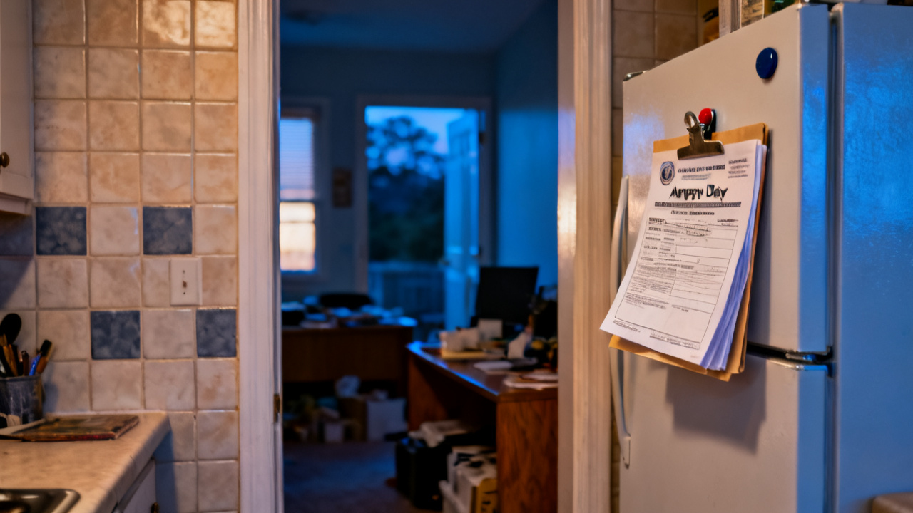 Household hallway console with airdrop units day could folder