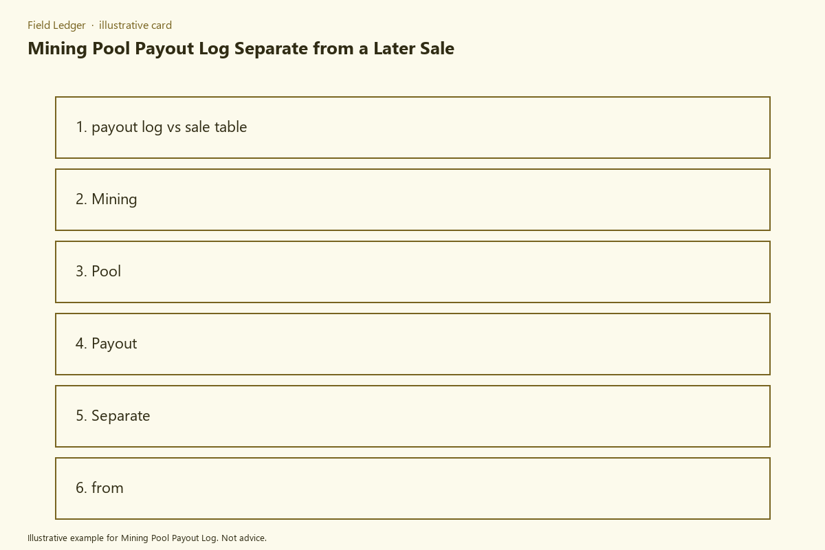 Diagram of mining pool payout log folder fields