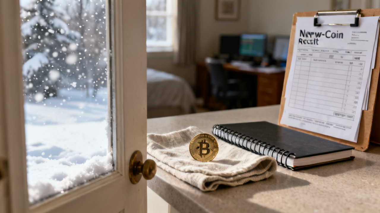 manila folder with hard-fork new-coin receipt print folder