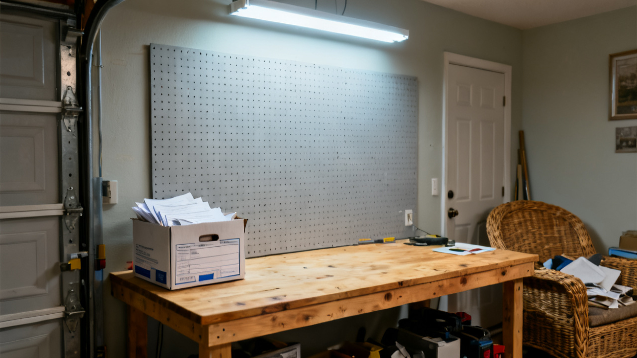 Cost-Basis Method Copy in scene at a mudroom bench