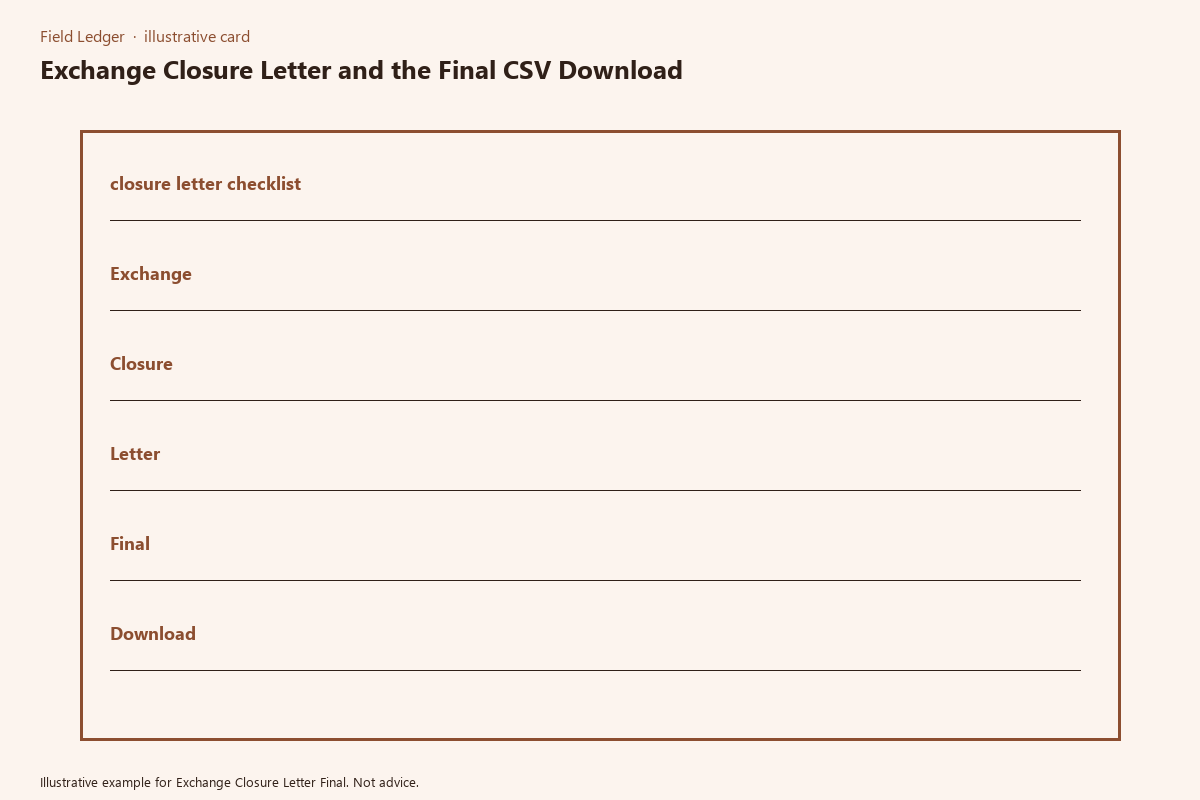 Exchange Closure Letter Final comparison card