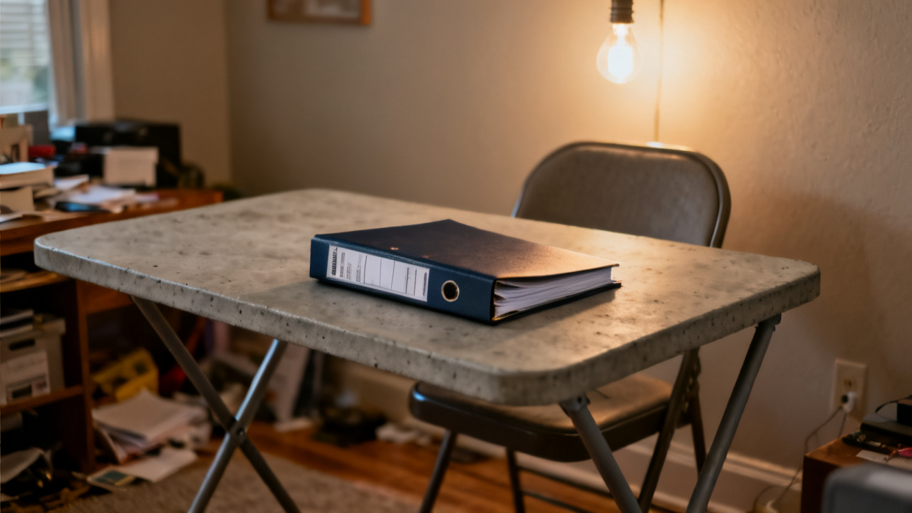 Margin Interest Statement Kept scene at a nightstand