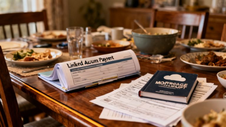 Linked-Account Rollup Payer Account scene at a sunroom wicker table