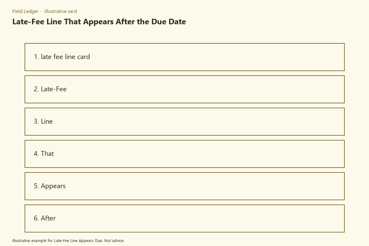Late-Fee Line Appears Due comparison card