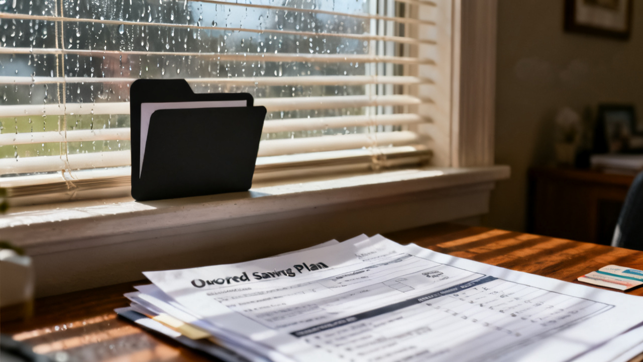 closed folder with savings-plan coverage row uncovered folder