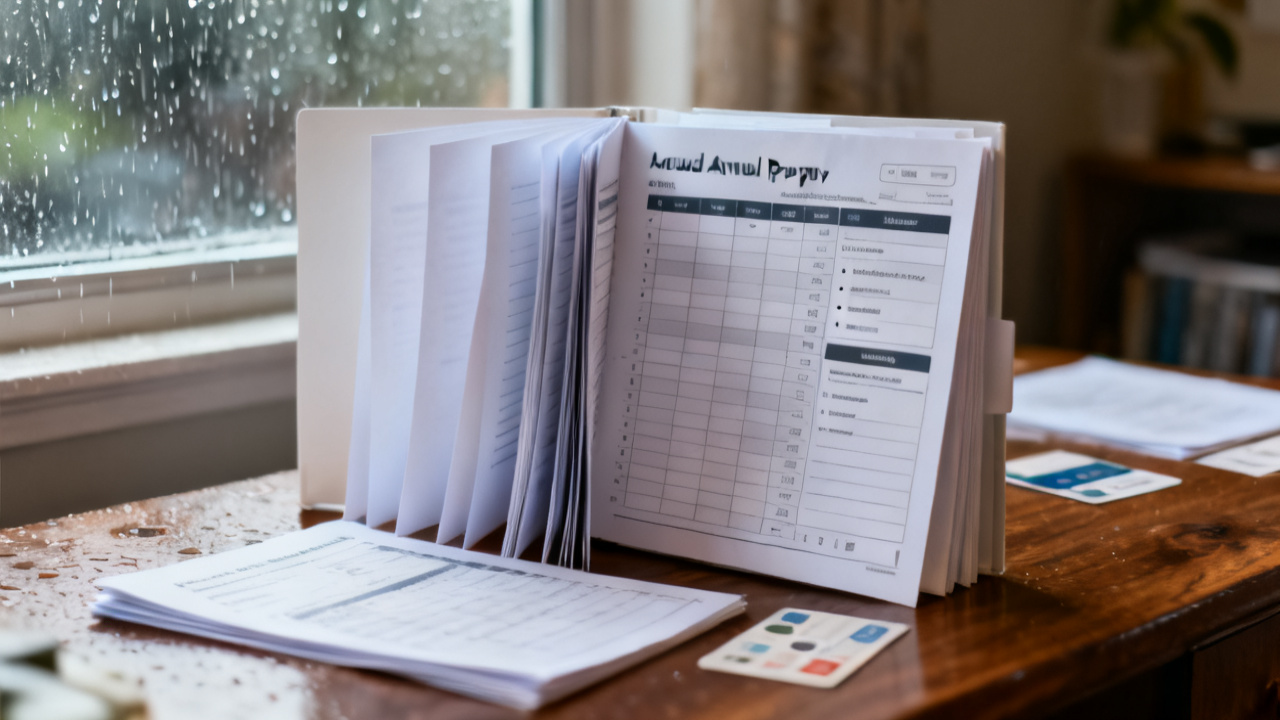 Still-life crop: annual prepay schedule monthly