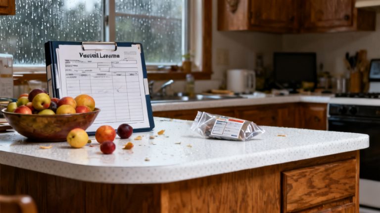 dining table setup for Vendor Legal Name Invoice