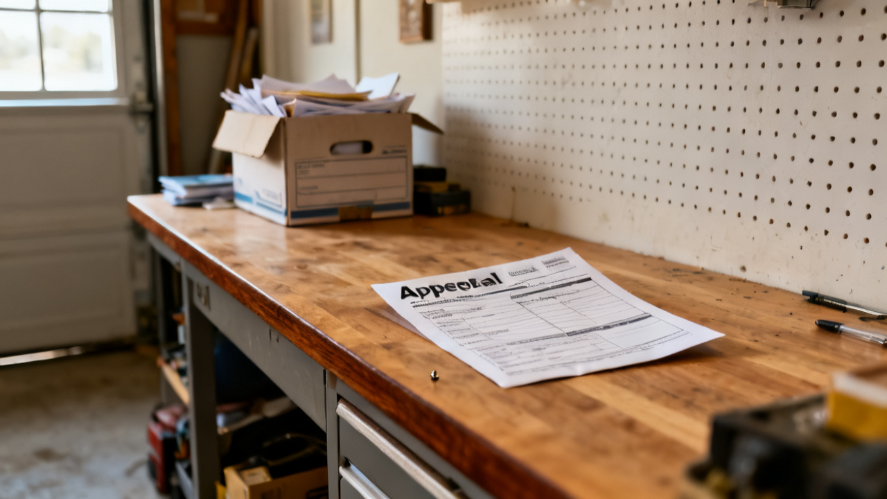 Appeal Packet scene at a fridge-side tray