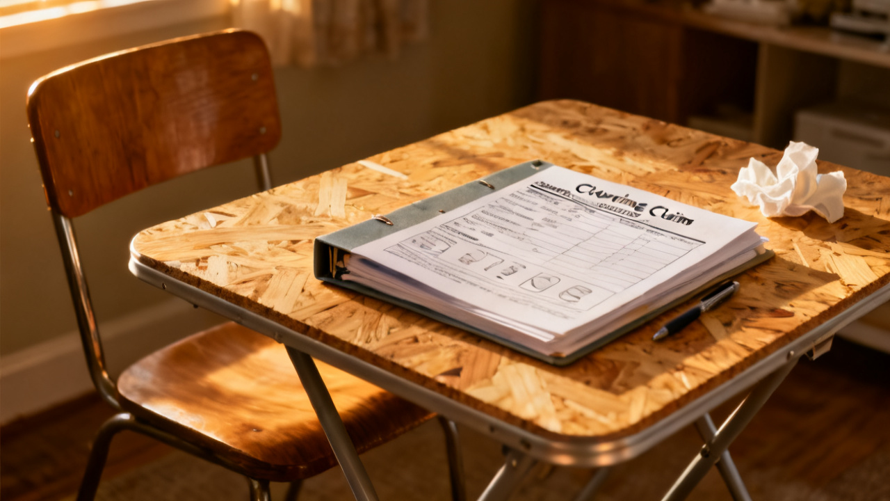 prior extraction date clause folder waiting on a kitchen table